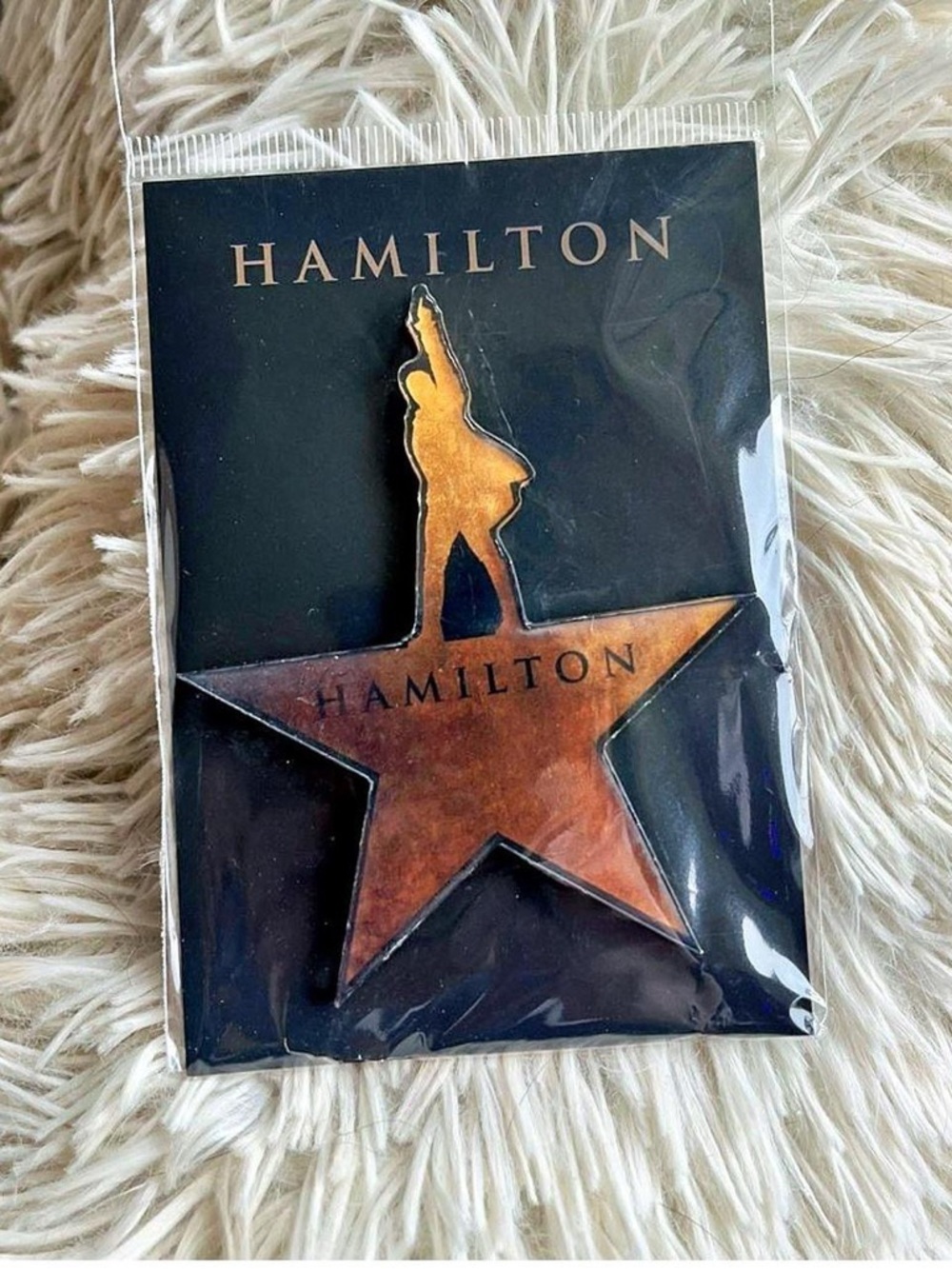 Hamilton Rise Up Acrylic Magnet / BNWT